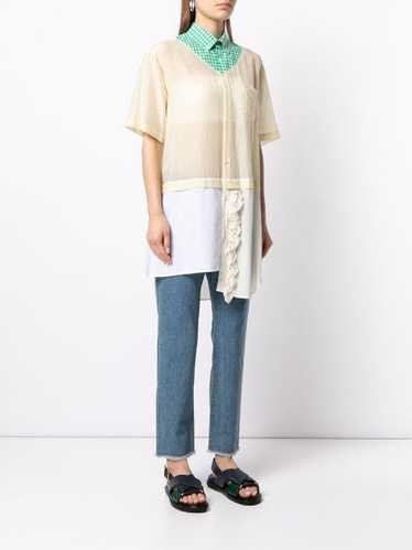 Undercover Cotton Paneled Shirt