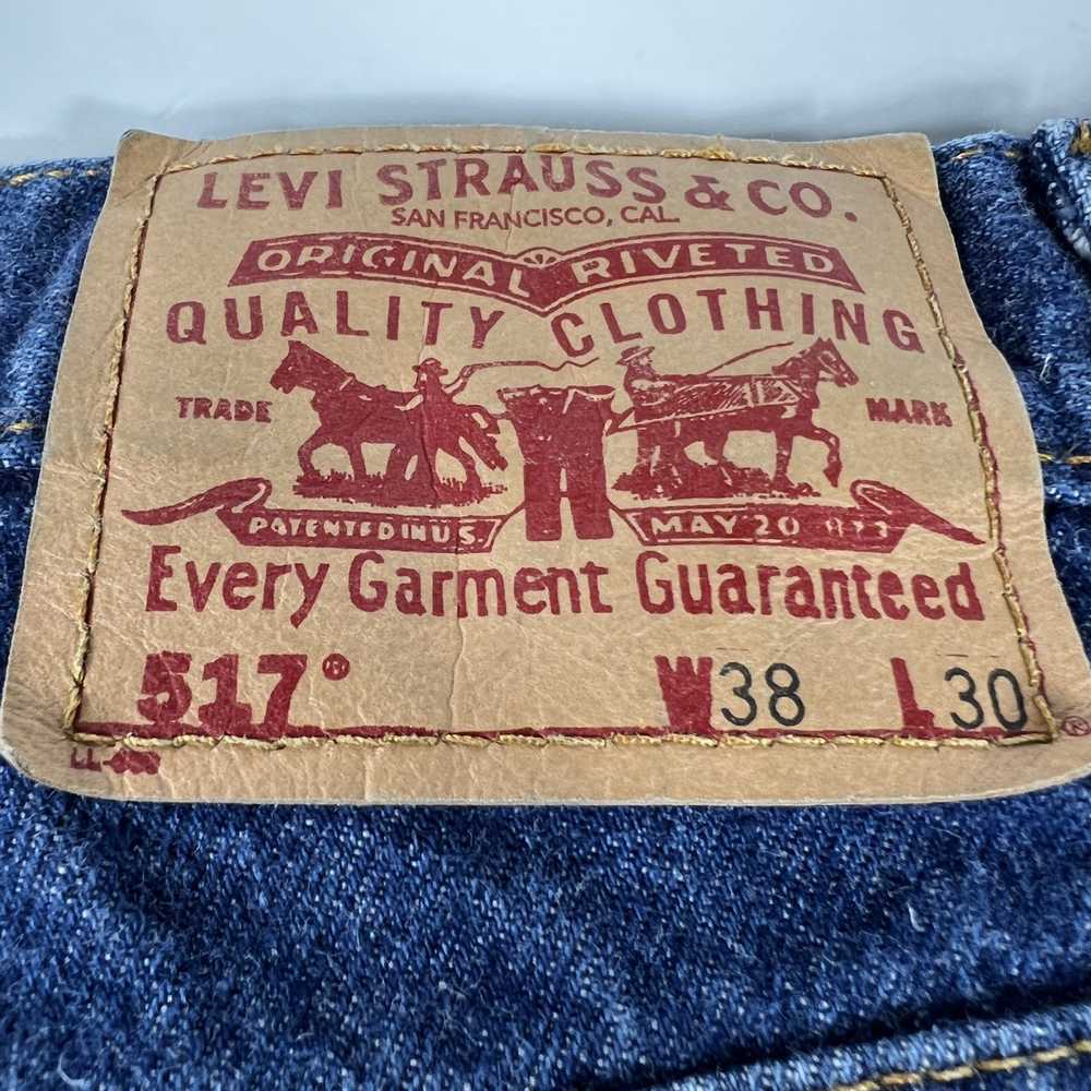 Levi's × Vintage Vintage 80s Levi's 517 Boot Cut … - image 12