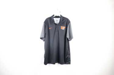 MIAMI DOLPHINS TEAM ISSUED WHITE/GREY DRI-FIT NIKE SIDELINE POLO SZ-XXL