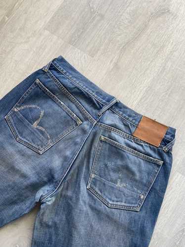 Evisu × Vintage Evisu Japan vintage blue jeans wh… - image 1