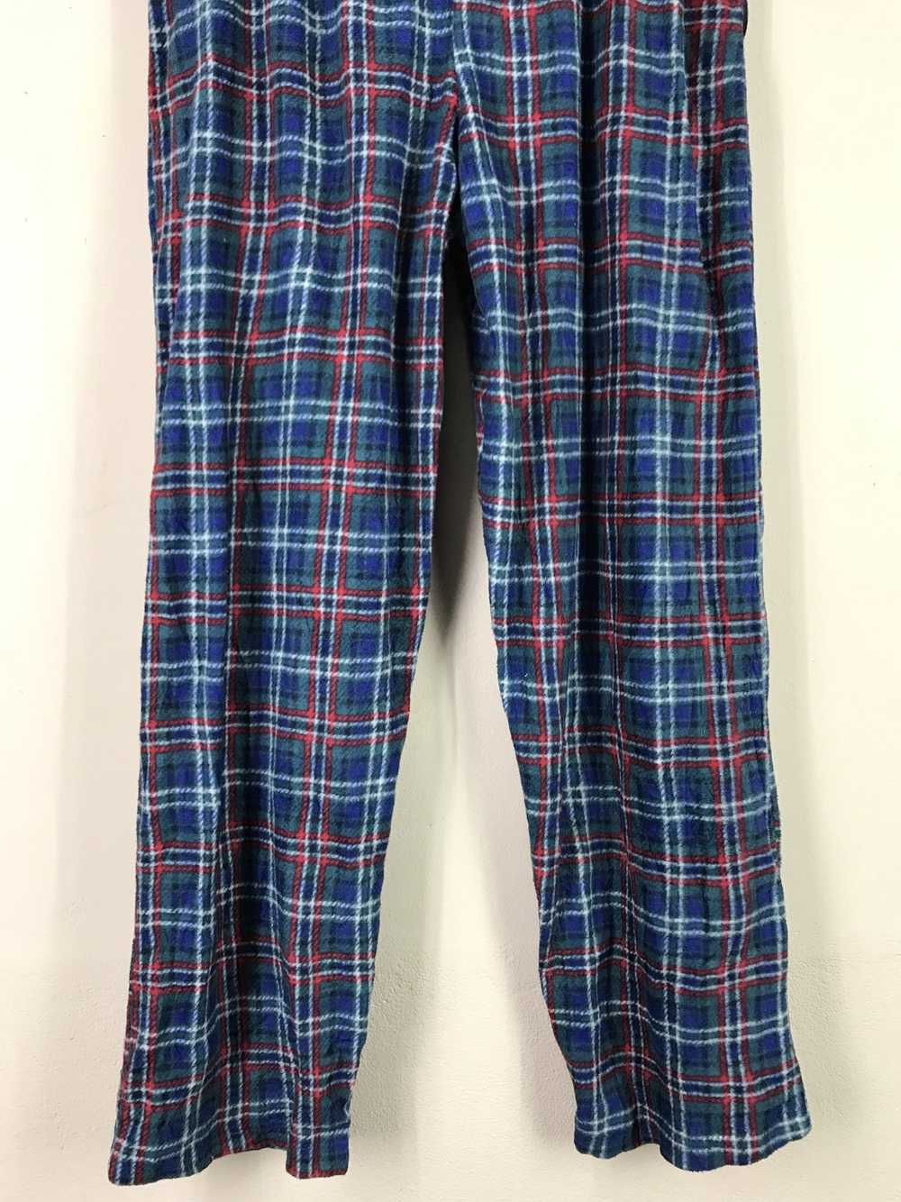 Tommy Hilfiger Plaid Pajama Button Fleece Lounge … - image 7