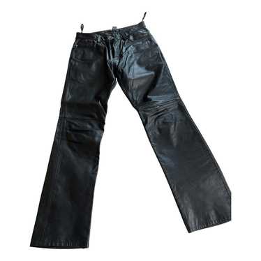 Dkny Leather straight pants - image 1
