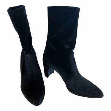 Stuart Weitzman Velvet ankle boots - image 1