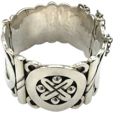 Hector Aguilar .940 Silver Bangle Bracelet