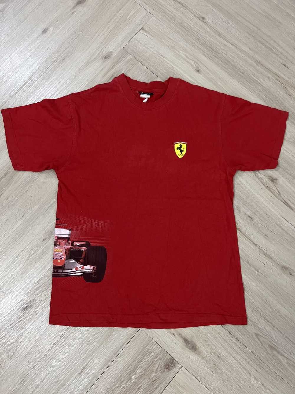 Ferrari × Vintage Vtg 90s Ferrari Formula 1 Shirt - image 1