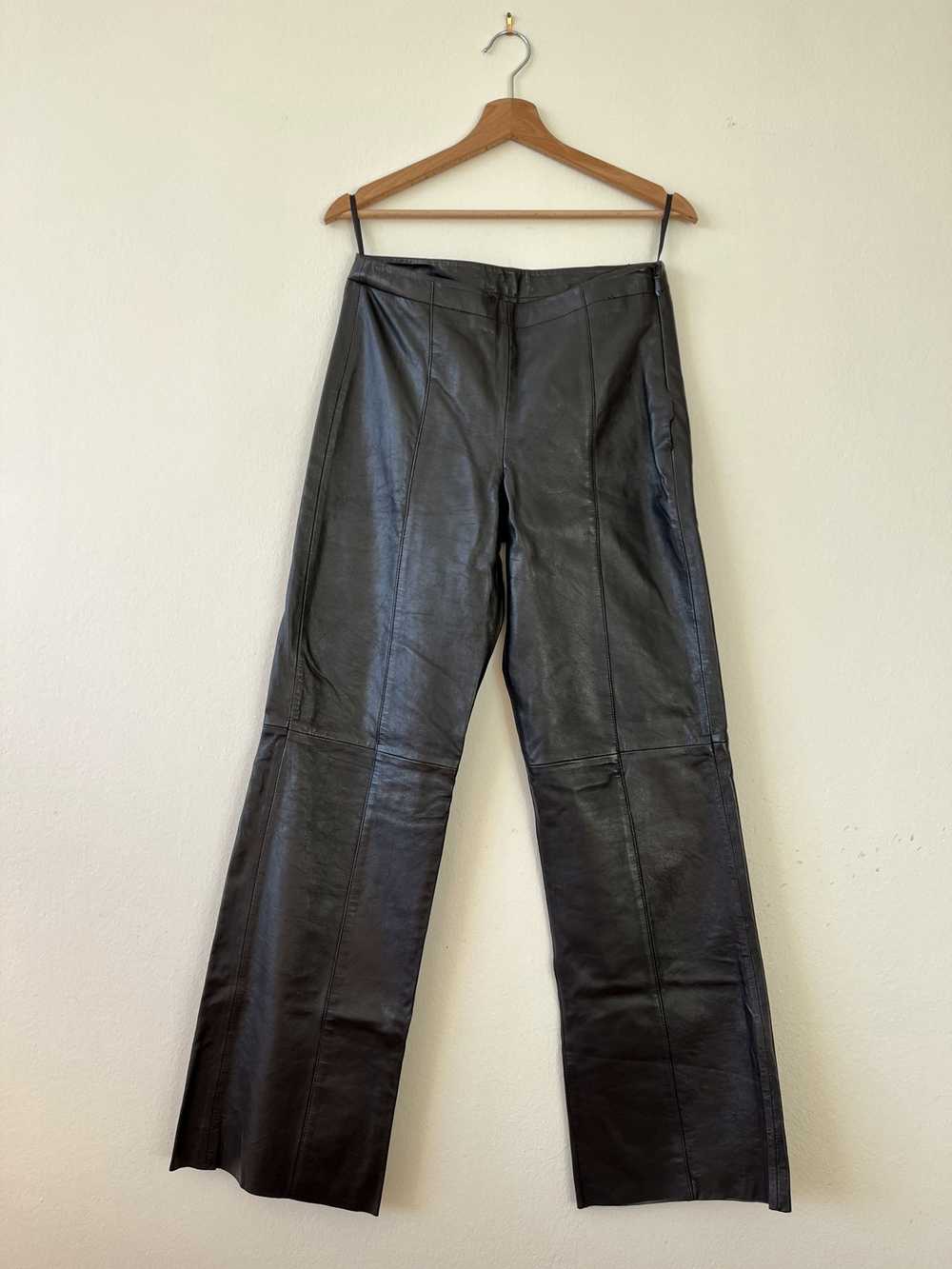 Leather × Vintage Leather pants 3 - Gem