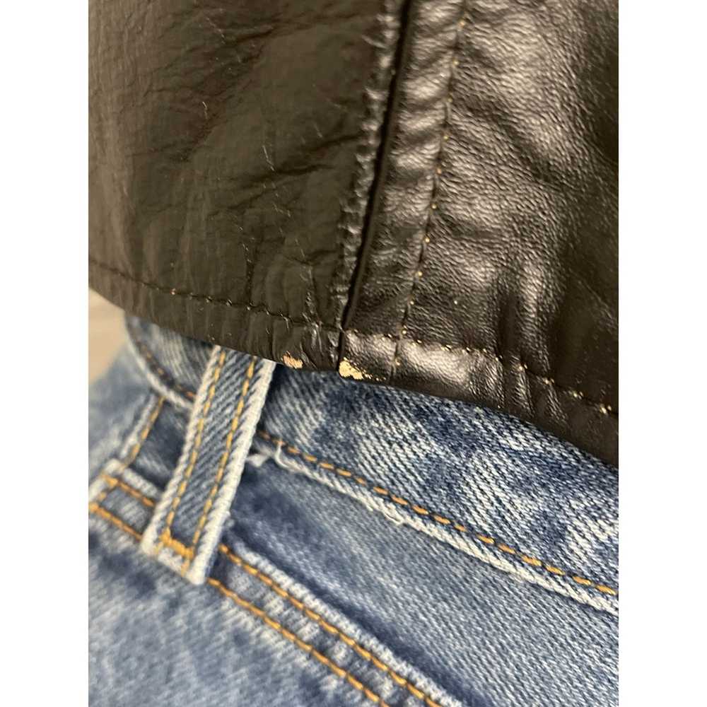 Other Camel Branded Garments INC Black Leather Ve… - image 8