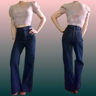 1970s Wrangler Wide Leg Jeans - image 1