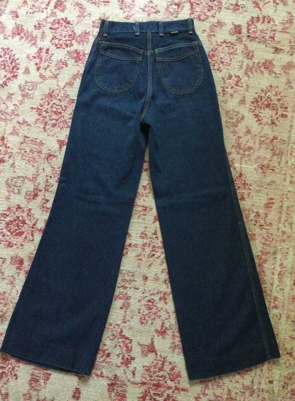 1970s Wrangler Wide Leg Jeans - image 3