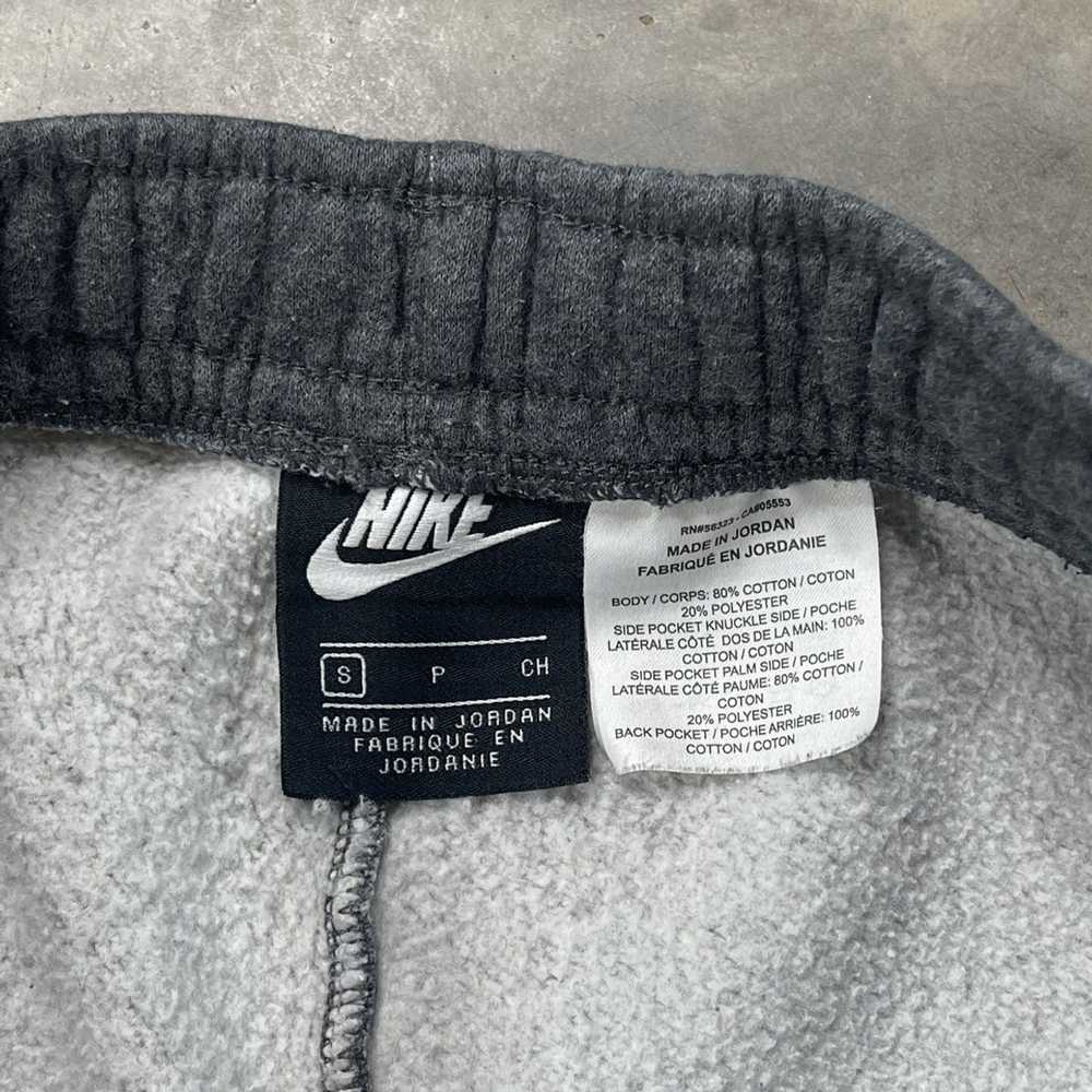 Nike Nike Sweat Shorts Big Swoosh Logo Cotton Dar… - image 4