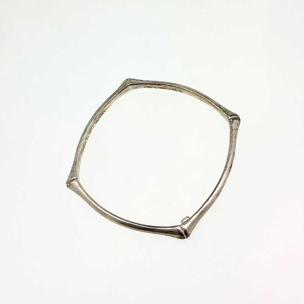 Elle Sterling Silver Bangle Bracelet Set Of 2 - image 2