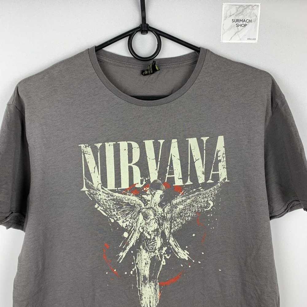 Band Tees × Nirvana × Vintage Nirvana In Utero T-… - image 2