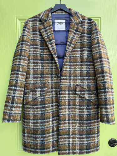 Luxury × Vintage × Zara Zara plaid coat