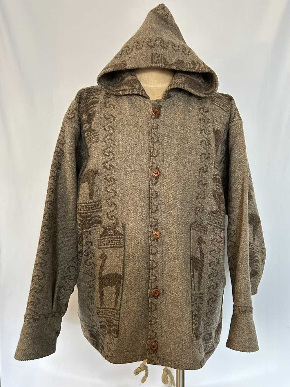 Vintage Wool tribal pattern parka - image 1