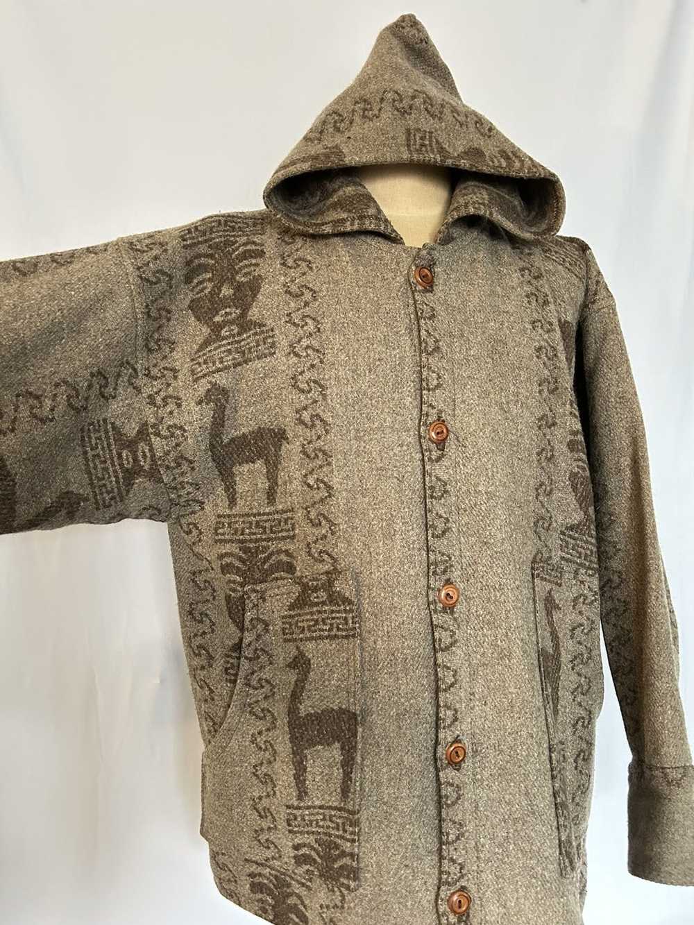 Vintage Wool tribal pattern parka - image 2