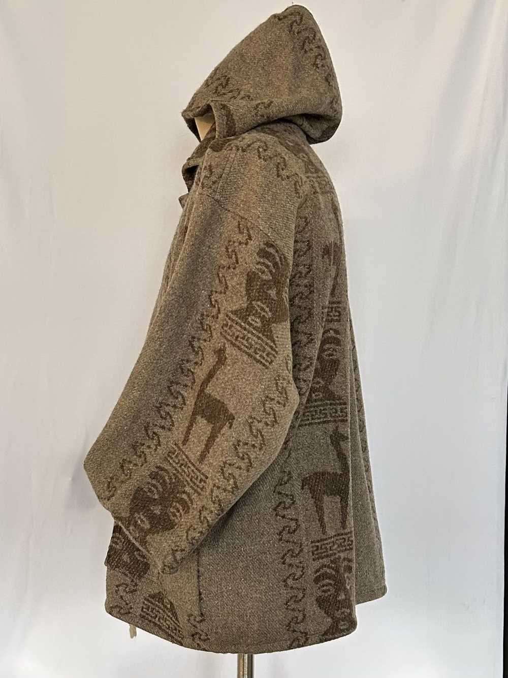 Vintage Wool tribal pattern parka - image 3