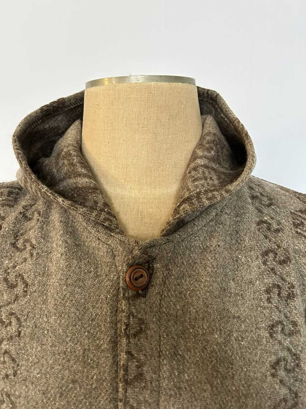 Vintage Wool tribal pattern parka - image 6