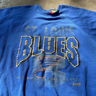 Vintage St Louis Blues Jacket Apex One Size Large L NHL Hockey 