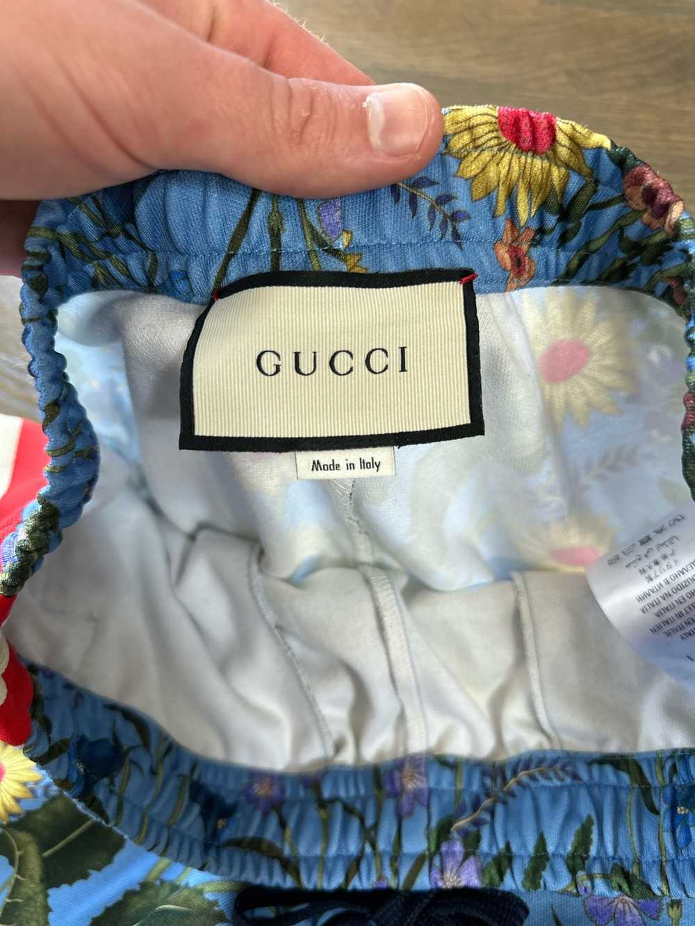 Gucci Gucci Floral Print Striped Tech Jersey Trac… - image 2