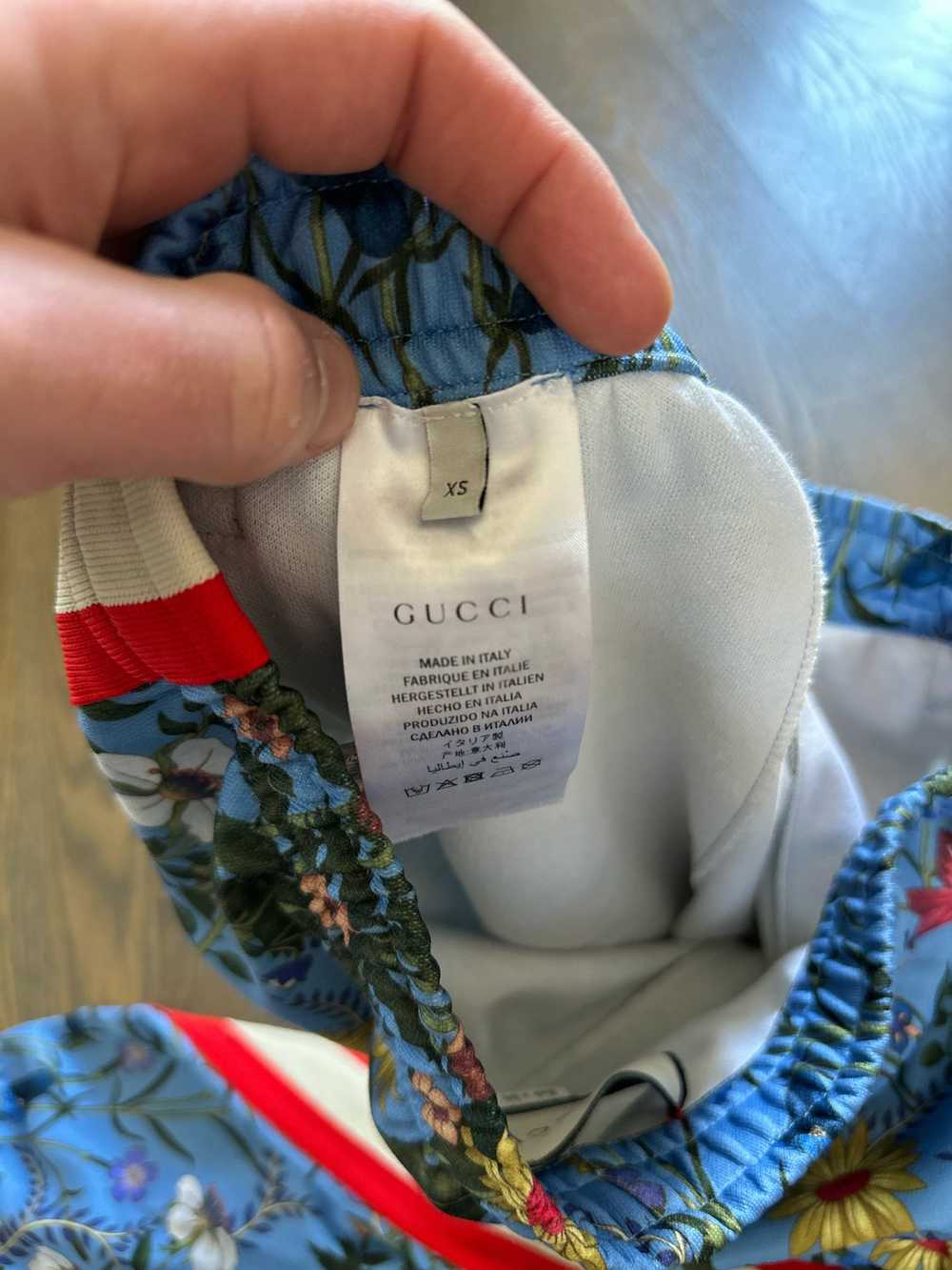 Gucci Gucci Floral Print Striped Tech Jersey Trac… - image 3