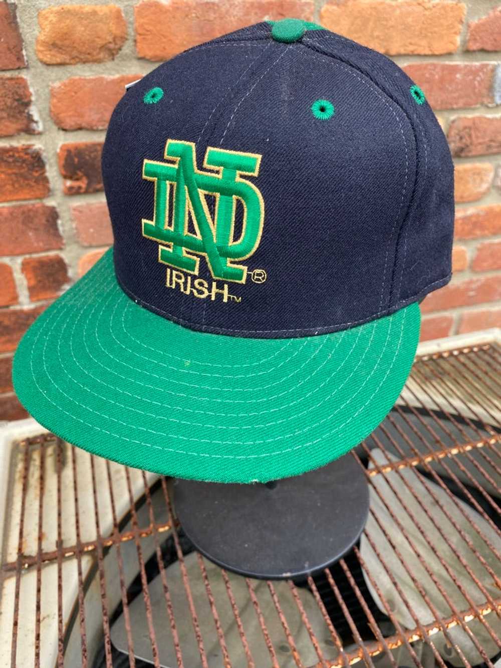 Vintage Deadstock Notre Dame College Wool Fitted … - image 1