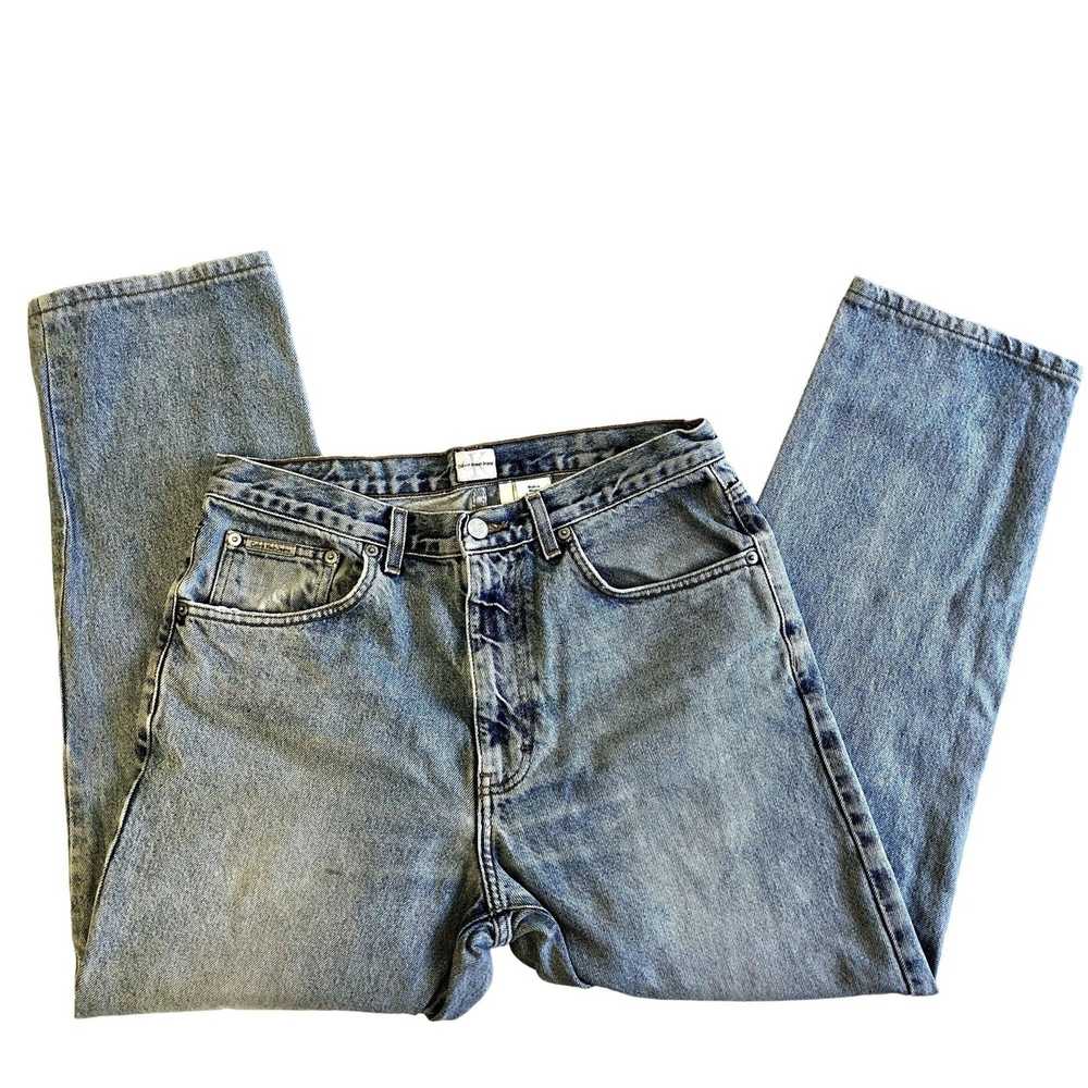 Calvin Klein 80's CK Calvin Klein DISTRESSED Deni… - image 2