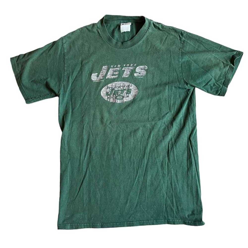 New York Jets Translucent Steel T-Shirt by Movie Poster Prints