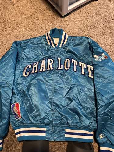 Rare VTG 90s Charlotte Hornets Vintage Starter Sz L NBA Baseball
