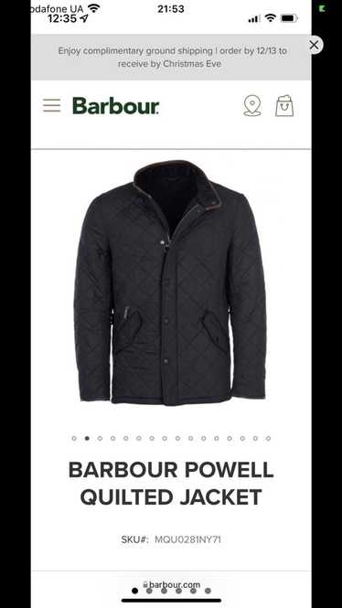 Barbour Barbour Powell Qulted jacket size M