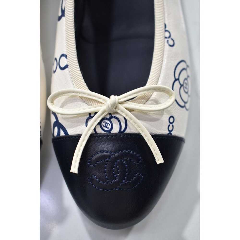 Chanel Leather ballet flats - image 4