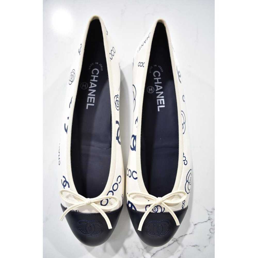 Chanel Leather ballet flats - image 7