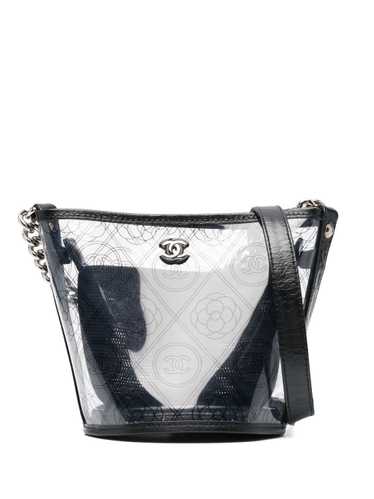 CHANEL Pre-Owned Camellia bucket bag - Black