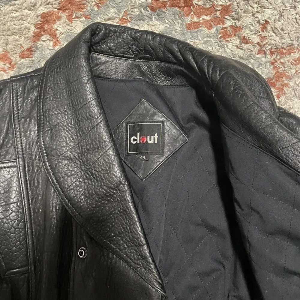 Vintage Black Leather Jacket - image 5