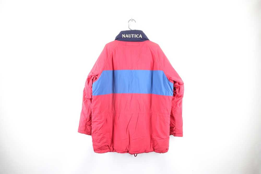 Vintage Vintage 90s Nautica Spell Out Color Block… - image 11