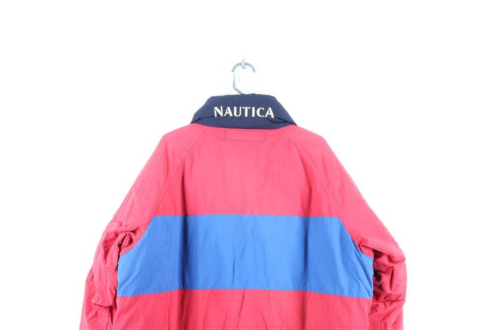 Vintage Vintage 90s Nautica Spell Out Color Block… - image 12