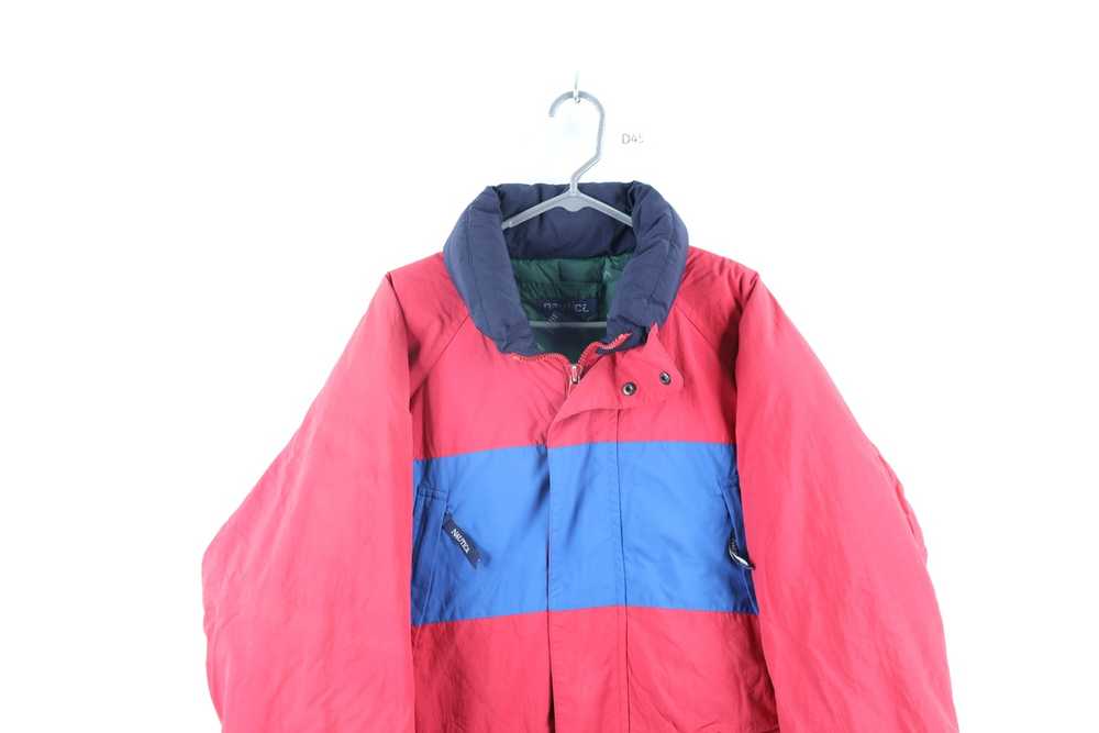 Vintage Vintage 90s Nautica Spell Out Color Block… - image 2
