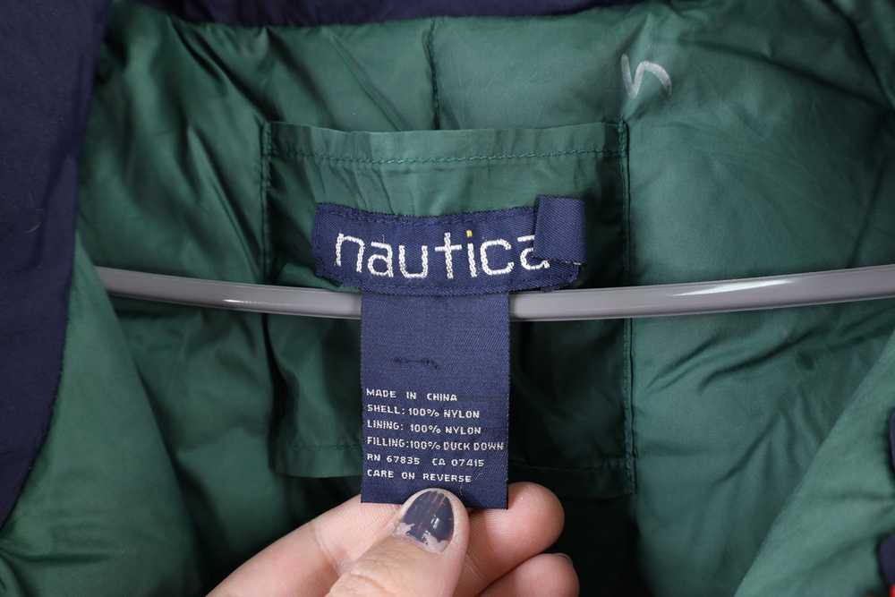 Vintage Vintage 90s Nautica Spell Out Color Block… - image 7