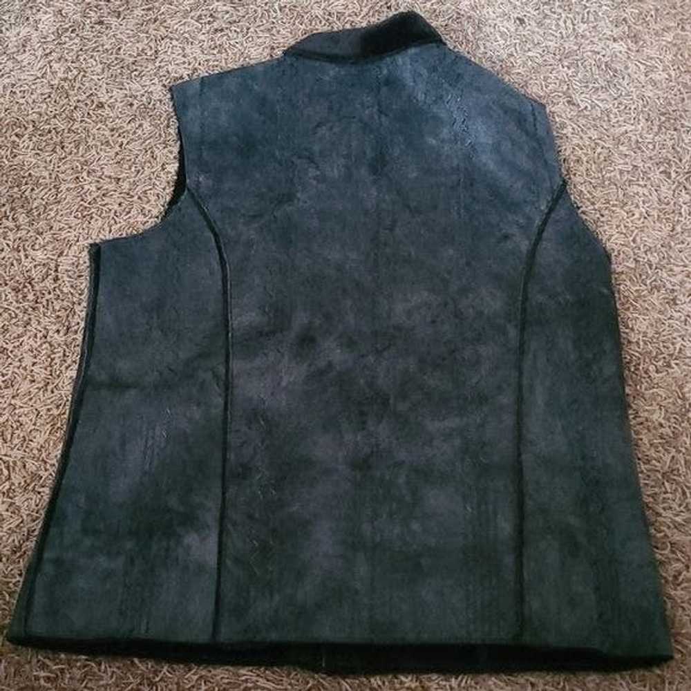 Other Montana Co. Soft Small Black Stitched Vest - image 5