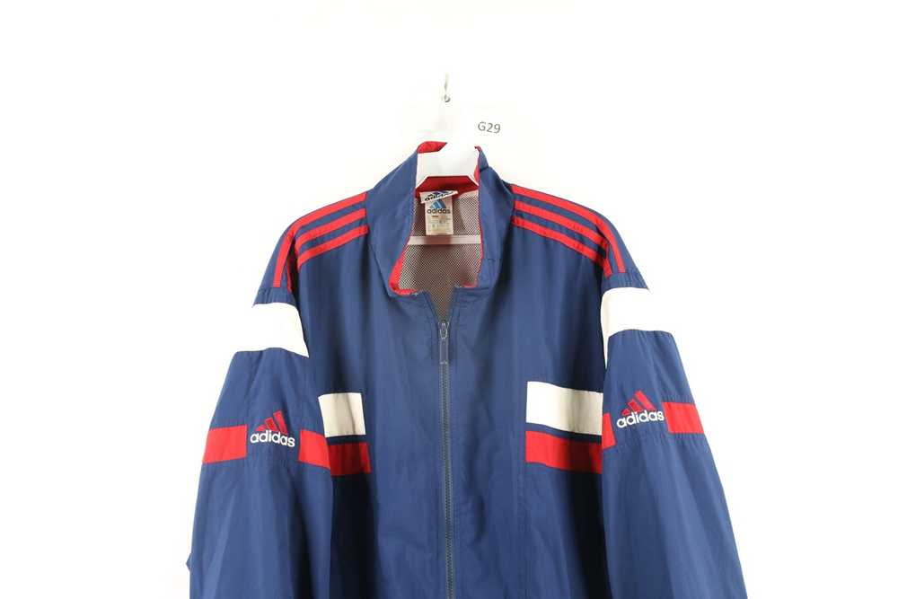 Adidas × Vintage Vintage 90s Adidas Striped Lined… - image 2