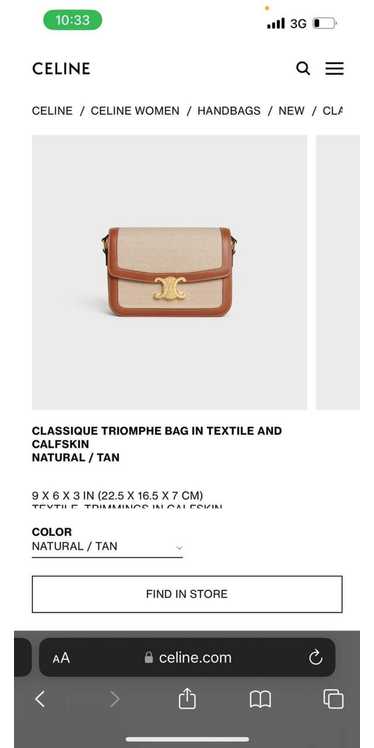 Shop CELINE Triomphe 2022-23FW Heart Calfskin A4 Crossbody Logo Straw Bags  by AustraliaNature