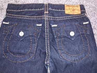 True Religion Rare Billy Super T Straight Low Rise Denim Jeans outlet Urban Cowboy 27