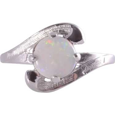 Round Opal Ring - image 1