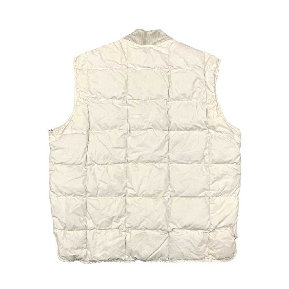 Vintage 70s/80s Cream/NightShade Quilted Down Fil… - image 8