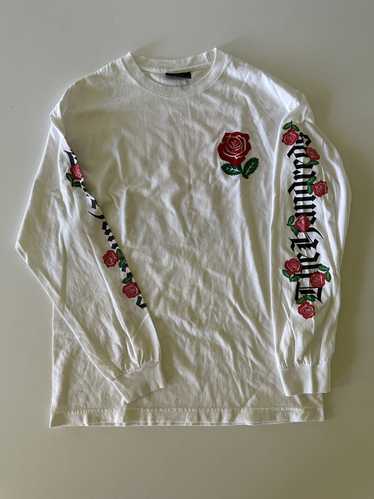 Streetwear × The Hundreds Rose Embroidery Gothic L