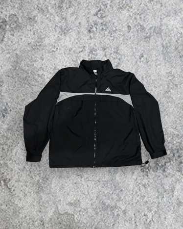 Vintage Adidas Mens Track Jacket Black 90s Original Sport Casual Full-Zip  Soccer