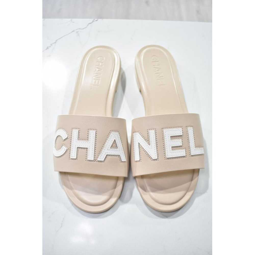 Chanel Leather sandal - image 11