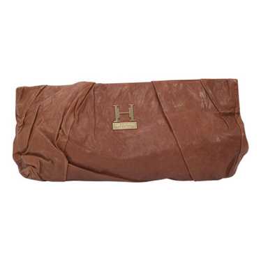 Halston Heritage Leather clutch bag
