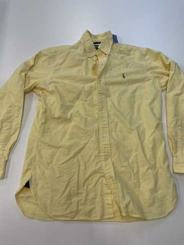 Ralph Lauren × Vintage Yellow M Polo - image 1