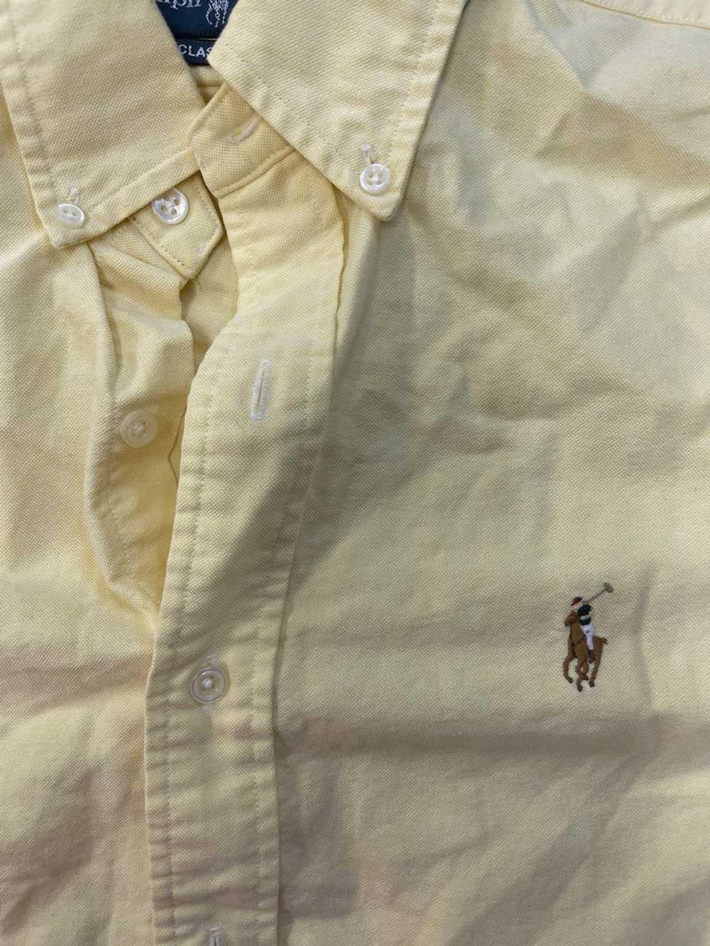 Ralph Lauren × Vintage Yellow M Polo - image 2