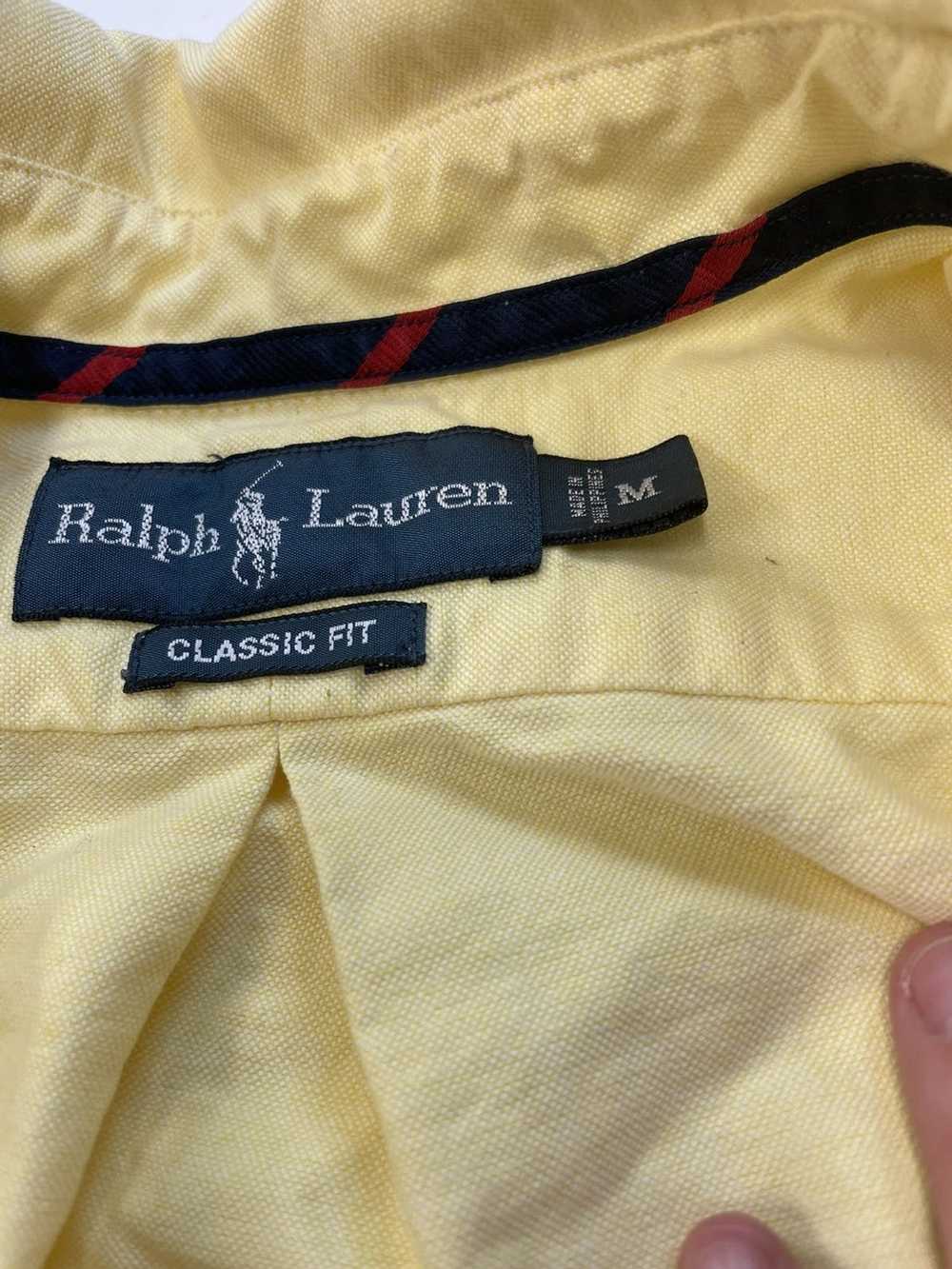 Ralph Lauren × Vintage Yellow M Polo - image 3